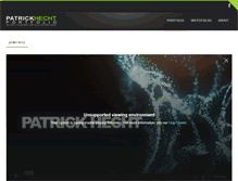 Tablet Screenshot of patrickhecht.com
